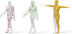 Learning Spectral Unions of Partial Deformable 3D Shapes